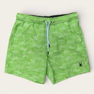 Spyder Men's Green Swim Trunks Shorts XL